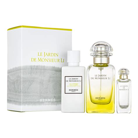 hermes le jardin de monsieur|hermes jardin perfume set.